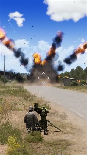 Advanced T-90 Tank Destroyed by TOW – Arma 3