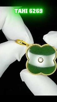 Bộ trang sức cỏ 4 lá 4 Leaf Clover jewelry TahiGems #jewellerycollection