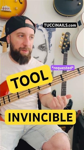 HOW TO PLAY TOOL INVINCIBLE #bass #guitar #bassplayer #tabs #metal #request #solo #chords #fyp