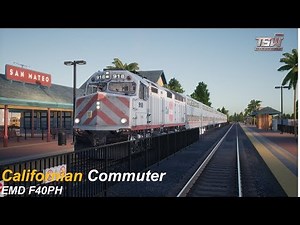 Californian Commuter : Peninsula Corridor : Train Sim World 2020 1080p60fps