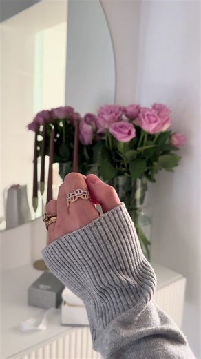 Elegant Gold and Silver Rings from APM Monaco