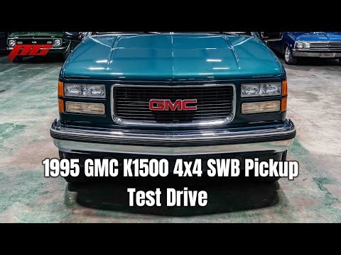 *SOLD* 1995 GMC K1500 4x4 SWB Pickup ​T​est Drive-TBI 5.7-4L60E-AC-61K Miles