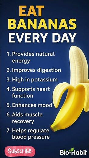 Eat Bananas Every Day | Health Benefits & Nutrition Facts