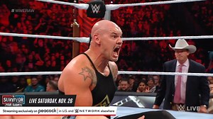 While visiting Raw, The SmackDown Warrior takes on “The Modern-Day Wrestling God.” | WWE Raw Show