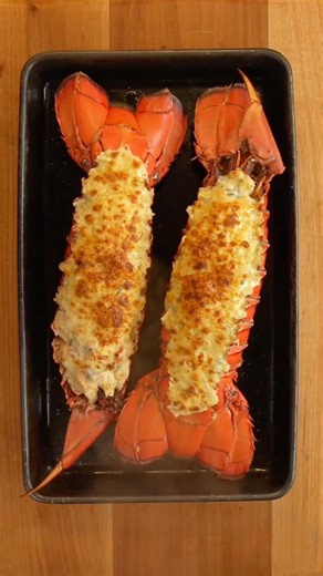 🔥 🦞 LOBSTER THERMIDOR #aieats123 #foodreels #howtomake #fromscratch #asmrcooking