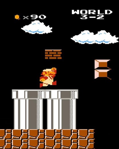 NES Mario Series World 3-2 Walkthrough | Classic 8-Bit Gameplay #nintendo #games