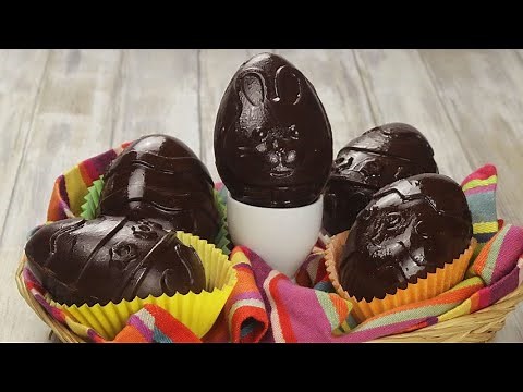 How to make beautiful homemade Chocolate Easter eggs!