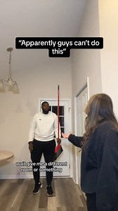 He just knew he could di it 😅😂 IB: L.A.S.T #pranks #couplecomedy #onlygirlscandoit #broomchallenge #funnyvideos #married #viralvideo #beefingwiththeblacks #throwback | BeefingwiththeBlacks