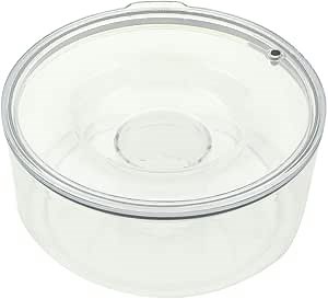Pet Supplies : Slopper Stopper Dripless Water Bowl - Tritan Plastic Bowl Unit - for Large Breed Dogs 51-85 Lbs, 9.84” Dia, 1 Gallon Capacity : Amazon.com