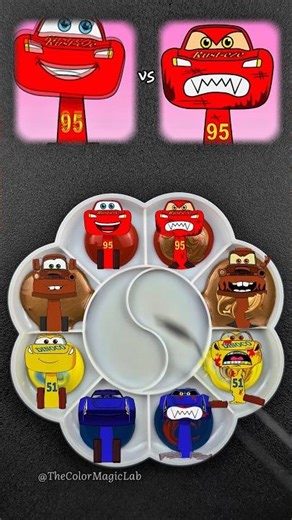 Sprunki OC Color Mixing Battle: Normal 🙂 🆚 Horror 🙃 Who Will Win ⁉️ #sprunki #cars #colormixing