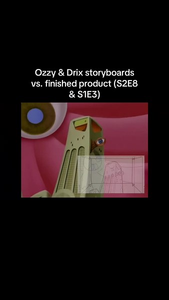Ozzy & Drix storyboards vs finished scenes — A Growing Cell breakdown