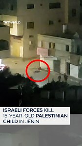 Israeli occupation forces shot and killed 15-year-old Palestinian Murad Abu Saifeen with four bullets in the town of al Yamoun, in Jenin, in the occupied West Bank. His body was left bleeding on the road until he died. | TRT World