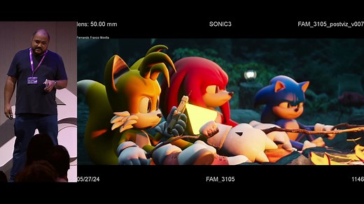刺猬索尼克3 的视觉特效工作流程 — Blender Conference 2025