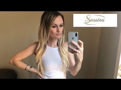 TRYING HALO HAIR EXTENSIONS FROM SASSINA | Melissa Freeman