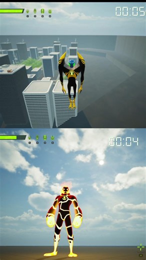 LODESTAR V/S HEATBLAST| MOST REALISTIC GALVAN BEN 10 OPEN WORLD GAME #ben10 #ben10gameplay