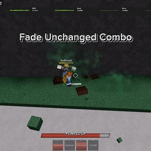 Fade Unchanged Combo #thestrongestbattlegrounds #roblox #robloxshorts