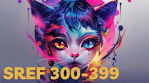 100个Midjourney风格参考（SREF）代码300-399分享，mj风格一致性