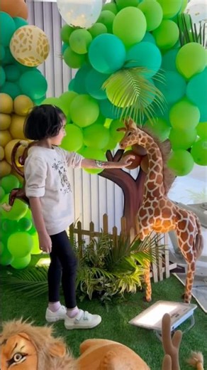 Nuvi Attending Cutest Jungle Theme Party #jungletheme #kidschannel