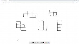 a) Draw each of the five different tetrominoes, where a tetromino is a polyomino consisting of four squares. b) For each of the five different tetrominoes, prove or disprove that you can tile a standard checkerboard using these tetrominoes. | Numerade