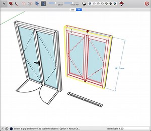 #DimScale Show the dimension of the object when using the Scale tool | Curic