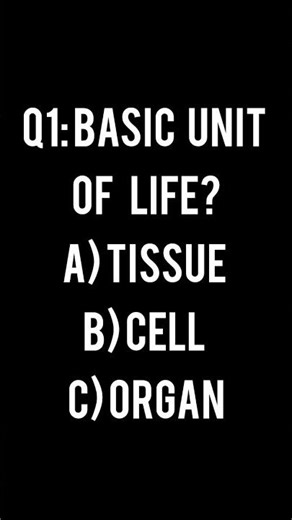 Bio Quiz 🧠 | Test Your Science Basics! #quiz