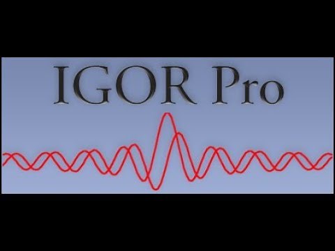 Interacting With IGOR Pro and Using Waves