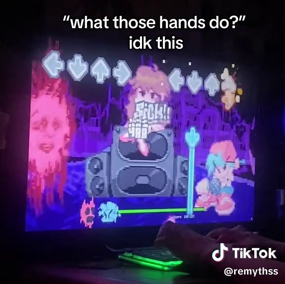 ignore the MASSIVE lag spike holy (lowk not that hard of a lvl either) #fnf #fridaynightfunkin #tiktok #viral #fyp