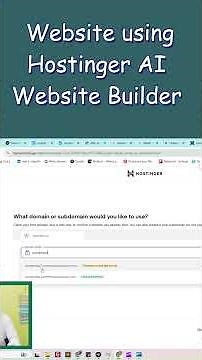 🚀 Create a complete WordPress website in minutes using Hostinger AI! #wordpresstutorial #wordpress