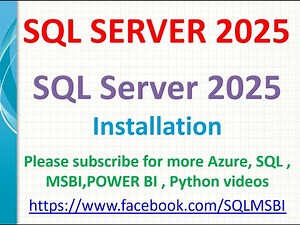 SQL 2025 Tutorials | SQL Server 2025 Installation | how to install SQL 2025 on windows