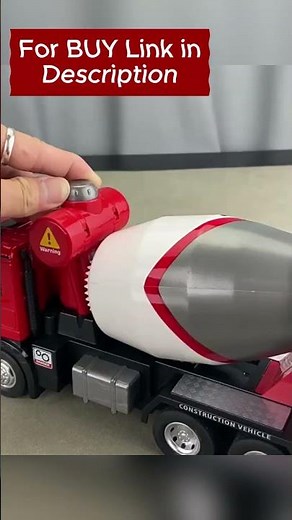 Electric Mixer Truck Toys Model Car Alloy Diecast Engineering Vehicles 52 || TAK Review Unboxing