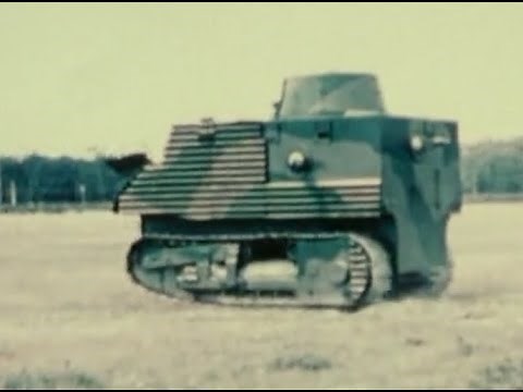 Original colour footage Semple Tank WW2 - New Zealand