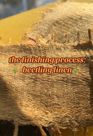 Beetling Process for Luxurious Linen Finishing