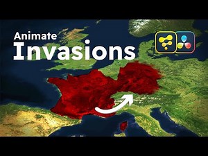Animate Invasion Effect in DaVinci Resolve Fusion using Map Engine | Tutorial