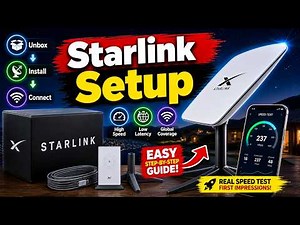 Starlink Internet Kit Unboxing & Setup 🚀 | Real Speed Test + Honest First Impressions
