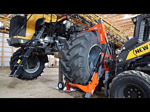 Changing Sprayer Tires With The TireGrabber