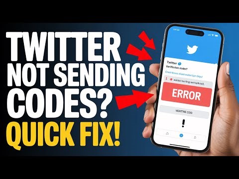 How to Fix Twitter (X) Not Sending Verification Code – Quick Fix