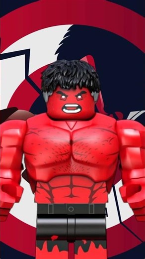 LEGO RED HULK THUNDERBOLT ROSS | TV1141 | UNOFFICIAL #marvel #shorts #captainamericabravenewworld
