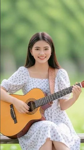 A Girl Playing Guitar So Beautifully It Touches the Heart ❤️ #music #guitar