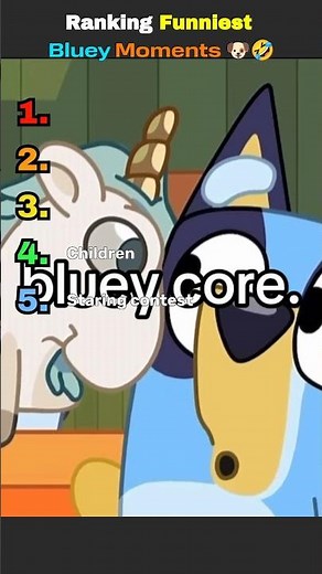 Ranking Funniest Bluey Moments 🐶🤣