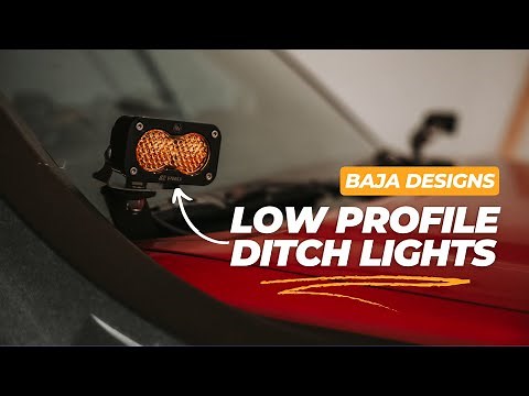 Low profile Baja Designs S2 Pro ditch lights