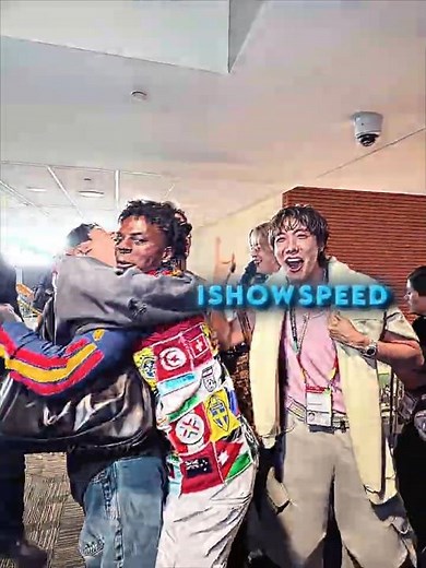 Speed Actually Met BTS! 🤯 #ishowspeed #bts #kpop