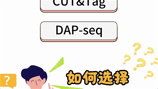 如何选择ChlP-seq、CUT&Tag和DAP-seq