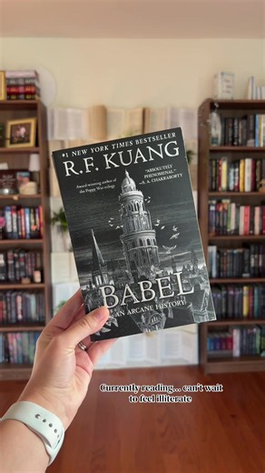 My current read: Babel by R.F. Kuang (audiobook read)