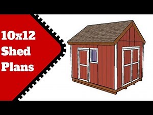 10x12 Shed Plans