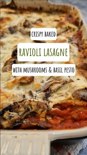 ALL-IN-ONE RAVIOLI LASAGNE - EASY 5 MINUTE RECIPE - RUKMINI IYER - THE GREEN COOKBOOK - VEGETARIAN