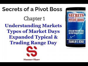 Secrets of a Pivot Boss Chapter 1 Part6 –Types of Market Days – Expanded Typical & Trading Range Day
