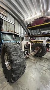 Such a rad truck! I can’t wait to see it finished up by @diesels_and_dirtbags @airslamit @steadfast_custom_metal_llc @monsterenergy @metalpro_corporation @ratrodmagazine | Village Customs NC