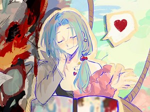 『细胞神曲/绘画过程』2025榎本のあ生贺过程