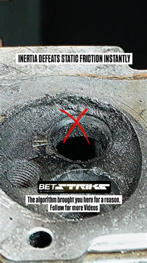 🔥Attempting to pry out a valve seat with pliers is a guaranteed way to gouge the delicate aluminum cylinder head. The issue is that the component is pressed in flush, leaving zero surface area for standard tools to grab. This slide hammer technique solves the problem by utilizing linear momentum instead of leverage. By accelerating the heavy steel weight and slamming it against the stop, the operator generates a massive, instantaneous shock load directed straight upward. This impact force overc