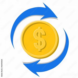 Motion video of dollar symbol for precentation, dollar sign icon, dollar symbol icon, dollar sign icon set, coint, coin,